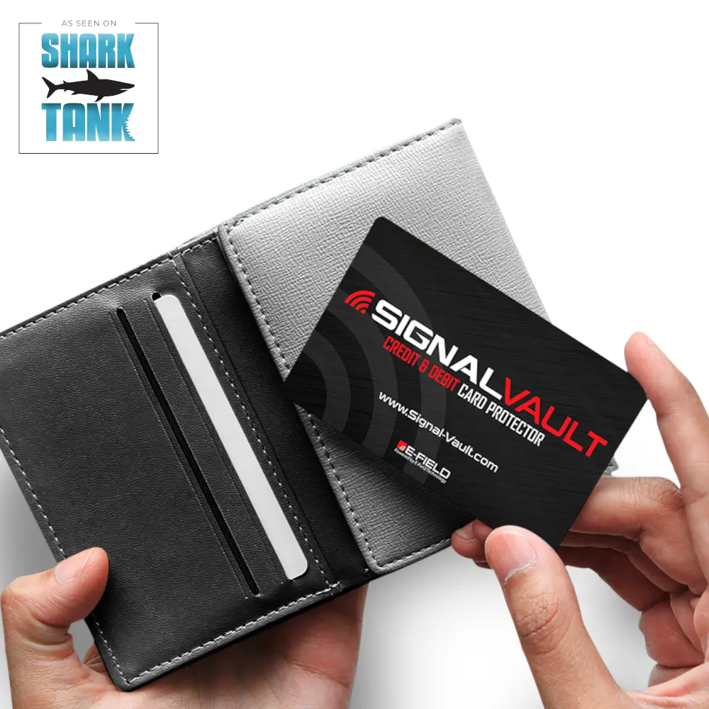 SignalVault RFID Blocking Card Protector (2-Pack) — TikTok Exclusive