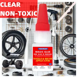 Magic Super Glue for DIY Hacks – Ultra Strong, Fast Dry, Clear Adhesive, Perfect Repair Tool for Crafts, Shoes, Nails, Wood, Plastic, Metal, Glass, Leather