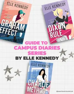 Campus Diaries 3-Book Paperback Set by Elle Kennedy – The Graham Effect, The Dixon Rule & The Charlie Method Romance Bundle