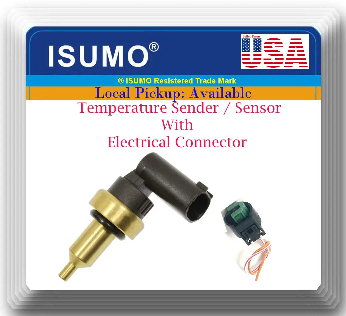 Coolant Temperature Sensor W/Connector Fits Dodge Freightliner Jeep Mercedes