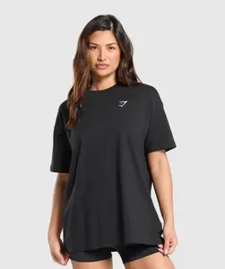 Minimalist Gym Logo T-Shirt Women Fitness Tee Lightweight Workout Shirt Casual Activewear Training Top Soft Breathable Unisex Style