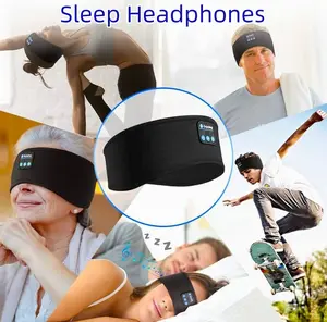 Sleep Headphones Wireless Music Headband (Upgrade),Unisex Sleep Music Eye Mask,Sleeping Headphones for Side Sleepers,Wireless Sports Headband with HD Stereo Speakers for Jogging, Sports,Travel
