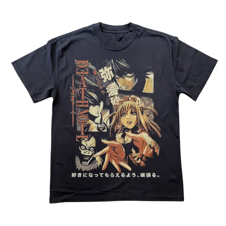Boot Death  T-Shirt, Death  Shirt, Manga Anime Tshirt, Anime Clothing, Vintage Graphic Tees, Unisex Gothic Grunge Y2k Emo Scene Amity Affliction Style Clothes Gifts for Men Women Streetwear Menswear Womenswear custom Punk Music Tunic