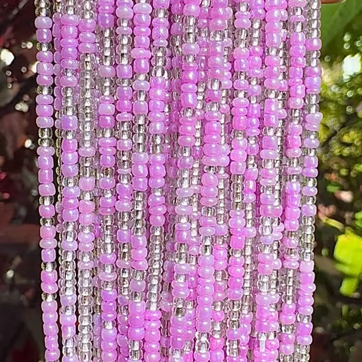 heart goddess tie on waist bead heart goddess tie on waist bead