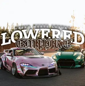 Old English Banner Decal Rear Windshield Sticker