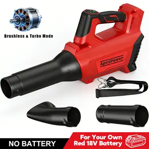 20V Max Cordless Leaf Blower, for Milwaukee M18 Battery, 650 CFM 160 MPH, Variable Speed Control, Handheld Magic Turbo Jet Fan Blowers, Lawn Garden Yard Tools for Outdoor Cleaning, Tool Only