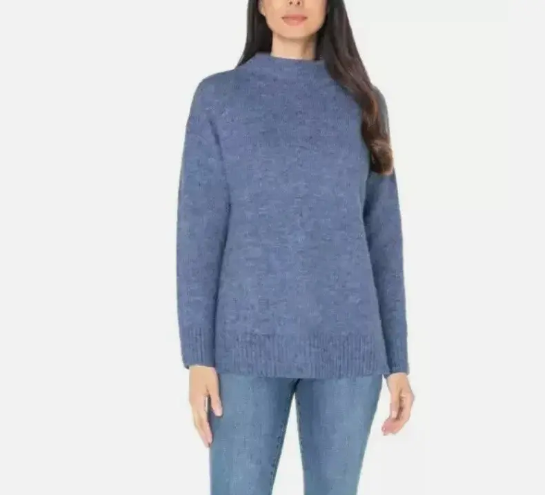 Well Worn Ladies' Size XXL (20-22) Nep Yarn Sweater, Blue