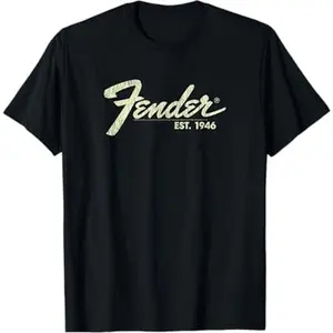 100% CottonFender Classic Fender Est. 1946 Short Sleeve T-Shirt