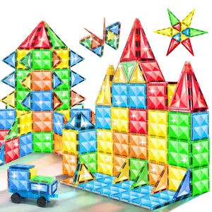 Magnetic Building Block Set, Geometry Building Blocks, Stem Educational Toy, Magnetic Construction Set, Ideal for Classrooms & Homes, Enhances Practical Skills, Great Gift