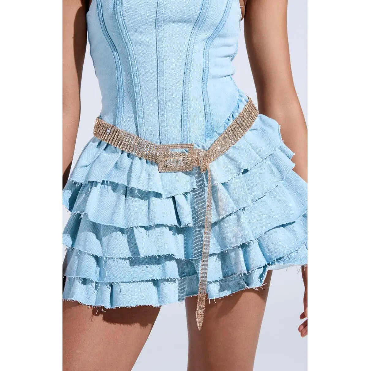 LIKE HONEY GOLD RHINESTONE BELT