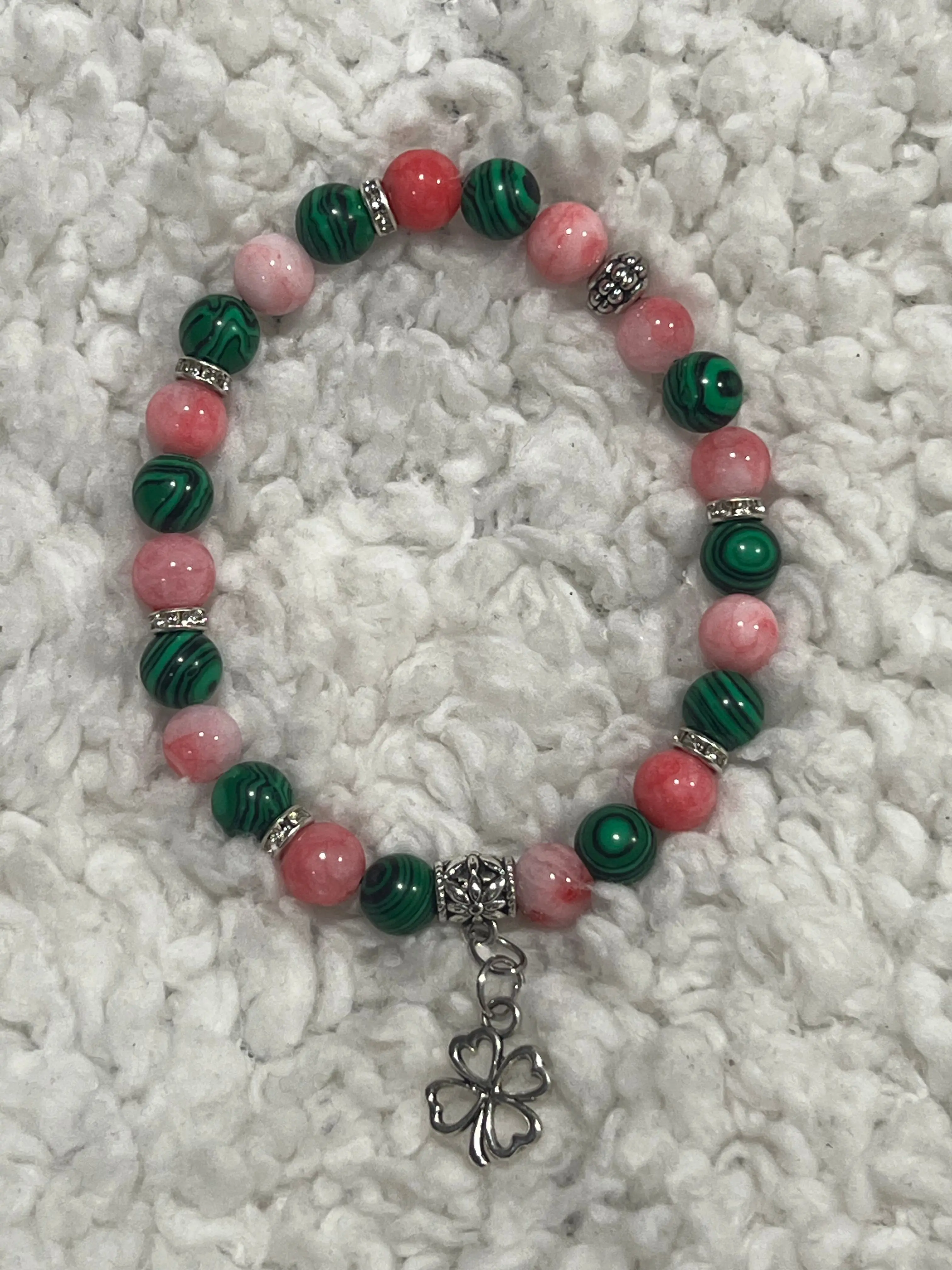 Women's Elegant Chunky Beaded Bracelet - Handmade Large-Bead Costume Jewelry, Casual Daily Wear Accessory, Bangle