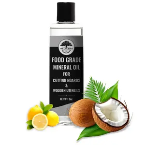 3oz Food Grade Mineral Oil for Cutting Board & Utensils - Safe, Long-Lasting, Versatile Kitchen Essential for Wooden Items