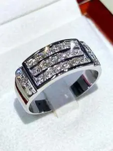 1 PC Fashion Cubic Zirconia Ring For Women For Valentine's Day Gift Wedding Anniversary Party Jewelry Elegant Fashion Rings