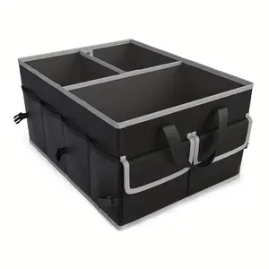 Sturdy Car Trunk Organizer - Versatile Portable Folding Tool Bag - Space-saving interior storage solution for debris and tools - Easy to carry, compact and versatile