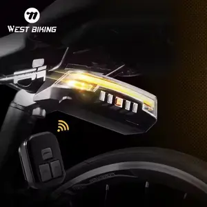 Waterproof Safety Bicycle  Light Remote Control Direct Bike Rear Light  Cycling Taillight Bike Turn Signal Light