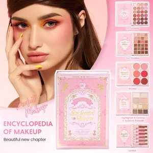 Makeup Magic Book, All-In-One 6-In-1 Makeup Palette, Eyeshadow Blush Highlighter Lipstick, Complete Face Makeup Kit, Essential Beauty Tool, Makeup Palette Set, Beauty Glow Set, Face Makeup Sets, Facial Makeup Set