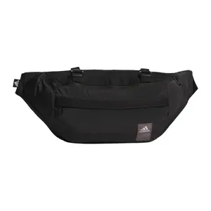 Adidas Recycled Polyester Waist Bag for Men and Women in Black