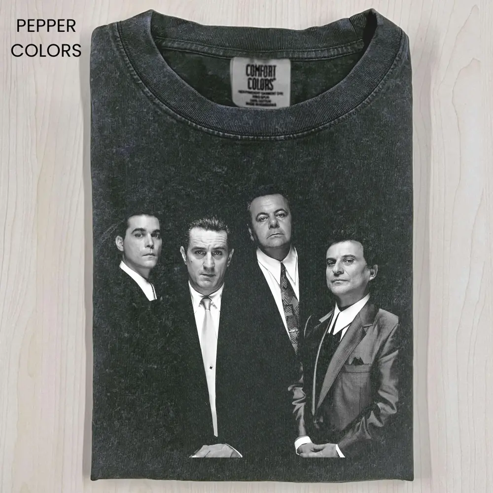 Comfort Colors Goodfellas Cast Shirt, Vintage Mafia Movie Graphic Tee, Retro Gangster Film T-shirt, Streetwear Gift