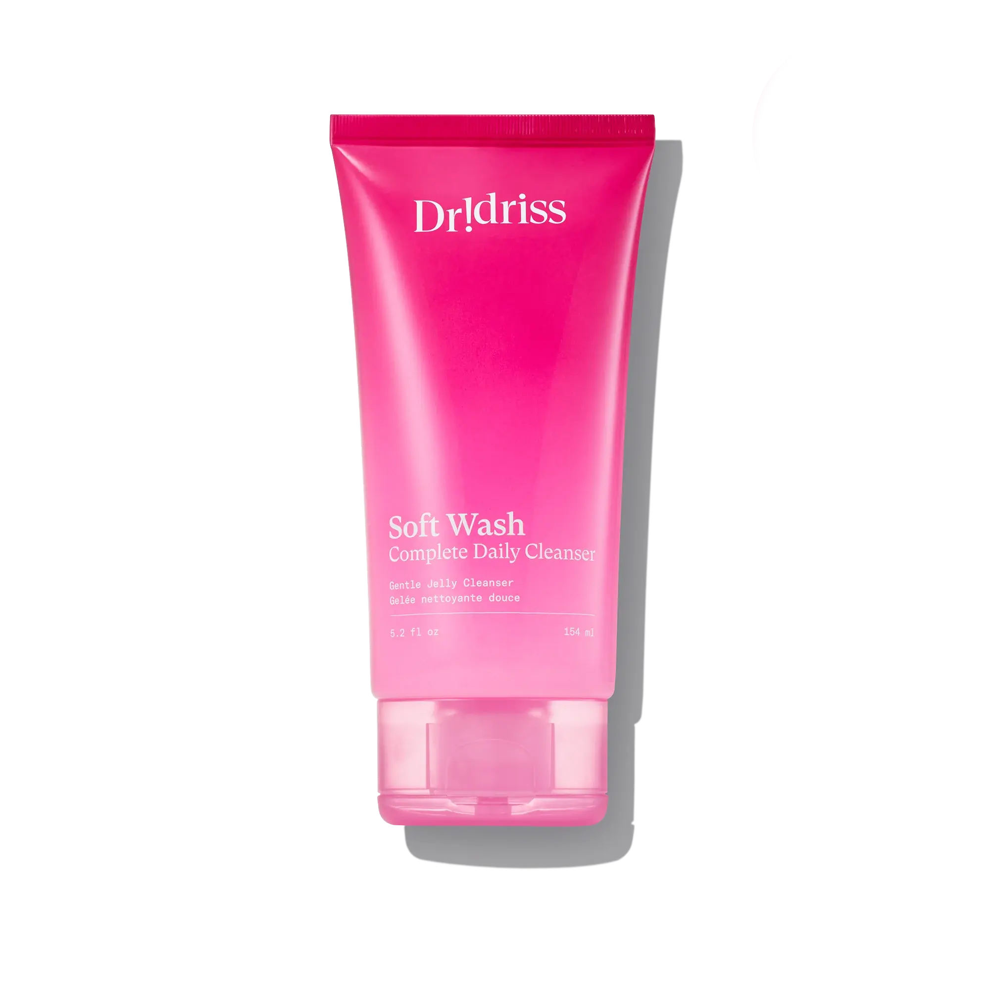 Soft Wash Facial Cleanser - Gentle Jelly Formula for All Skin Types Including Sensitive Skin, Daily Cleanser for Light Makeup & Sunscreen Removal
