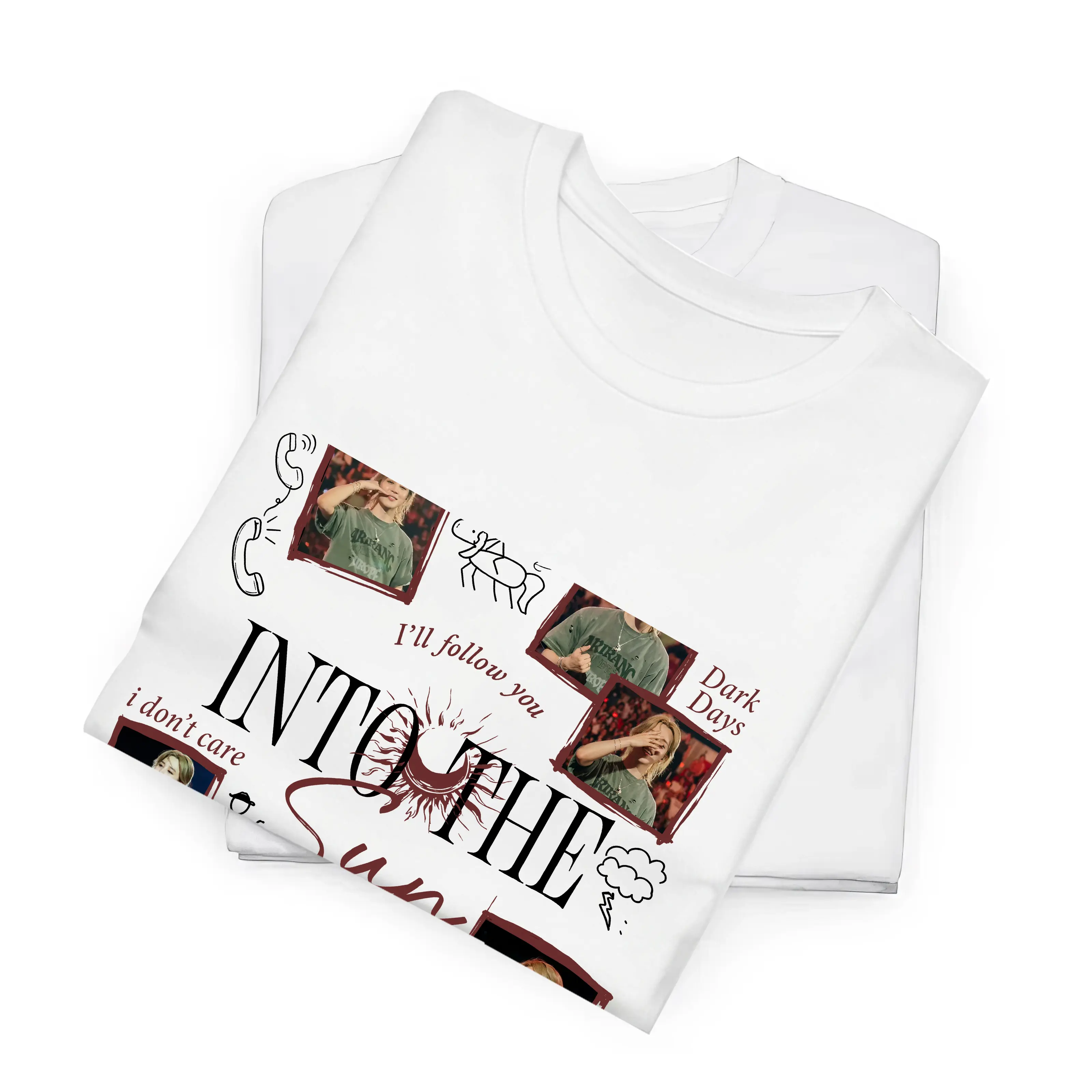 Into The Sun Lyrics Funny Shirt, Cute Graphic Tee, Gift for Fans, Fan Gifts