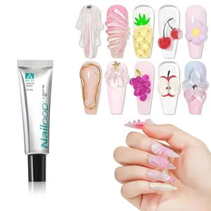 3D Gel Nail Art Shaping Gel Polish, Perfect for DIY Autumn Winter Designs, Ideal for Painting and Halloween Decorations