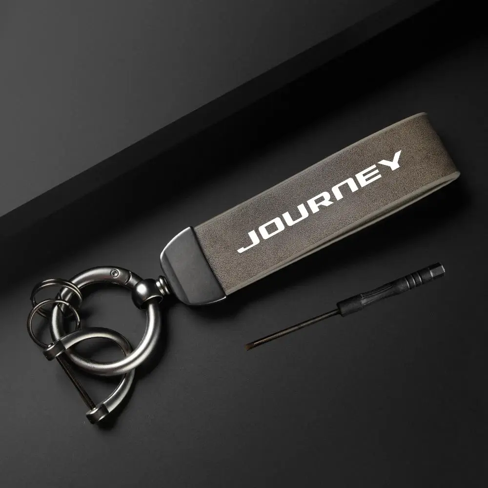 Car Keychain, Car Keychain for Dodge Journey, Simple Design PU Leather Keychain, Universal Car Interior Accessories, Minimalist Design Keychain
