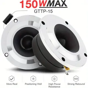1 pair of 150W flush mount dome speakers 1 pair of car speaker speakers, without battery