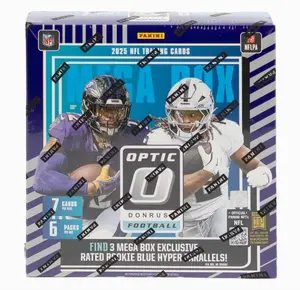 2025 Panini Donruss Optic Football Mega Box (Blue Hyper Parallels!)