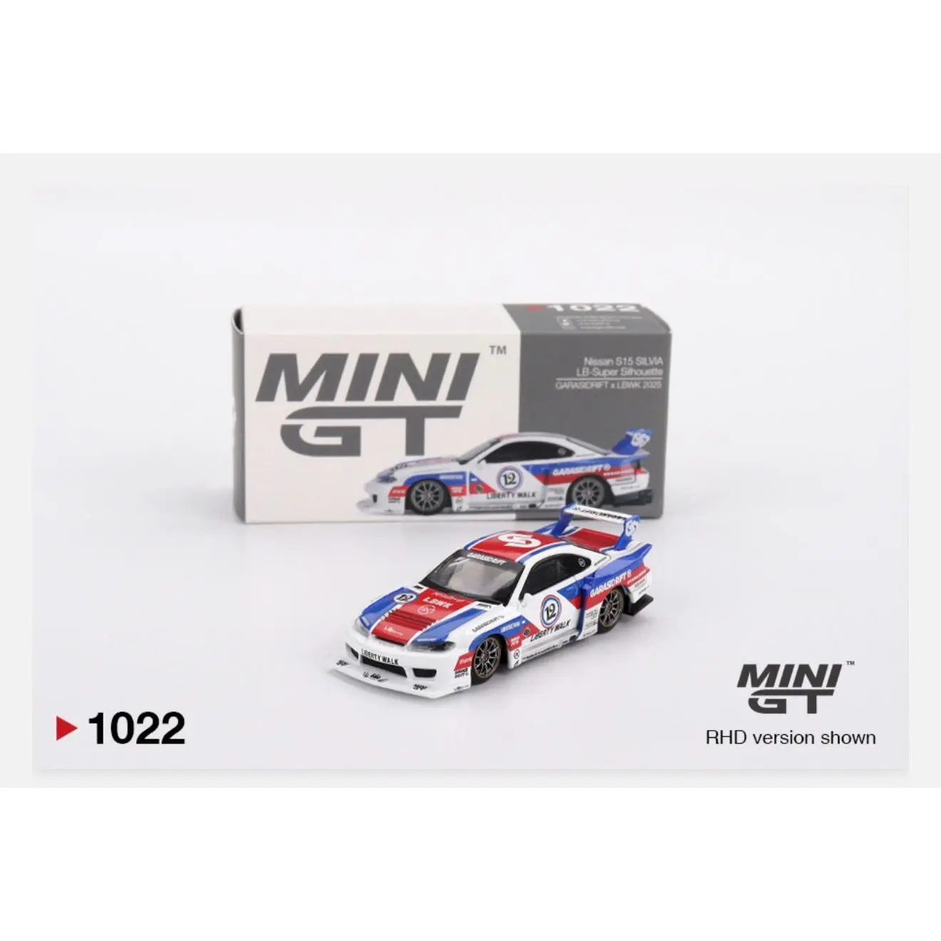 MiniGT 1:64 Nissan LB-Super Silhouette S15 SILVIA GARASIDRIFT x LBWK 2025 #1022