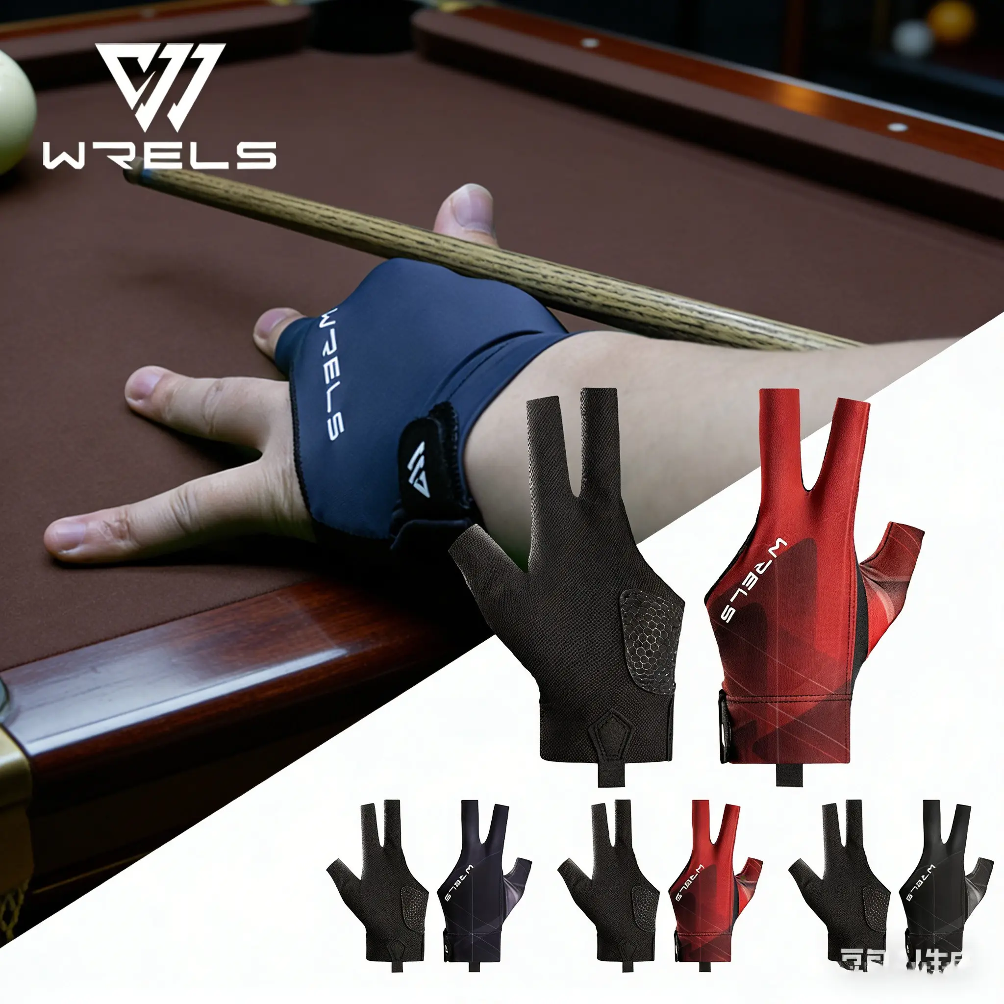 Professional Billiard Gloves, Smooth Release, Breathable, Non-Stuffy, Anti-Slip Silicone, High Friction, Professional Billiard Gloves