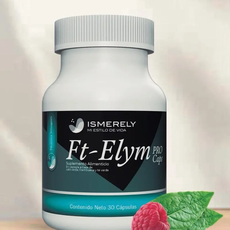 Ft-Elym PRO Natural Dietary Vitamin Supplement Capsules - Chia de Bugre, Green Coffee & Moringa Digestive Formula for Daily Healthcare & Nutrition (30 Capsules)