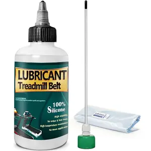 Premium 100% Silicone Lube 4oz Easy Application for Treadmill Belt, Suitable for All Treadmills Walking pads