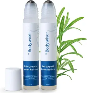 Be Bodywise Advanced Hair Density Roll-On Serum 25 ml | 5% Saw Palmetto, 3% Rosemary, 1% Caffeine Herbasome & 3% Fenugreek