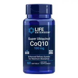 Life Extension Super Ubiquinol CoQ10 100 MG, 60 Softgels