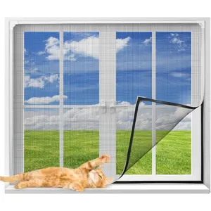 VEVOR Adjustable Window Screen, 15 Hx 21 - 40 W, 2 Packs Expandable Windows Screens with Aluminum Frame and Durable Mesh, Horizontal or Convert to Vertical Adjustable Installation, for Home HouseVEVOR Super Brand Day