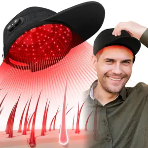 LLLT Hair Growth Cap 650nm Red  Near Infrared，Red Light Therapy for  Growth hair tools, Wireless Laser Cap with 108 Powerful 650nm Red Light LEDs for Head,  Red Infrared Light Therapy Strengthen  Roots,for Men Women-great gift Headwear Convenient Daily
