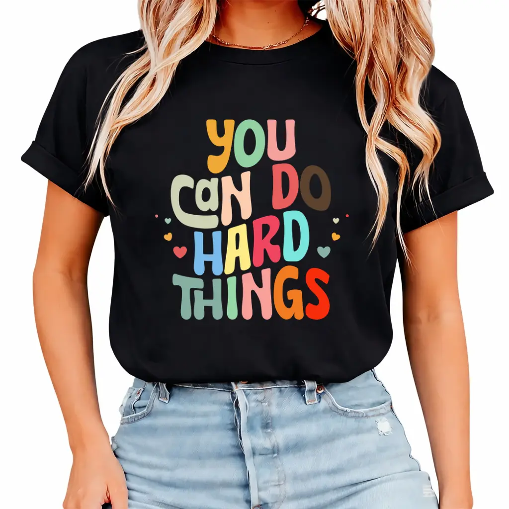 You Can Do Hard Things Teacher Shirt, Inspirational School Counselor Shirt, Special Education Teacher Shirt, Special Ed Teacher Appreciation