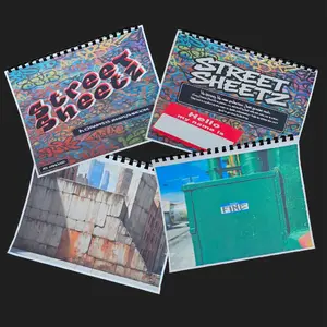 Street SheetZ A Graffiti Sketchbook with Vibrant Urban surfaces for Creative Sketching and Tagging