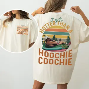 Retro 90s Hotter Than A Hoochie Coochie 2 sides Shirt, Chattahoochee Summer Vacation Shirt, Music Fan T-shirt, Unisex Tee for Men Women