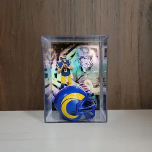 Mathew Stafford Mini Football Helmet Sports Box