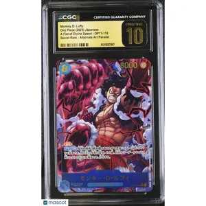 Monkey D. Luffy #OP11-118 Japanese 2025 One Piece A Fist Of Divine Speed CGC 10