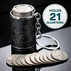 Funny Mini Coin Purse, Multi-functional Coin Holder, Simple Design Pocket Wallet, Small Change Holder, Key Ring Accessory