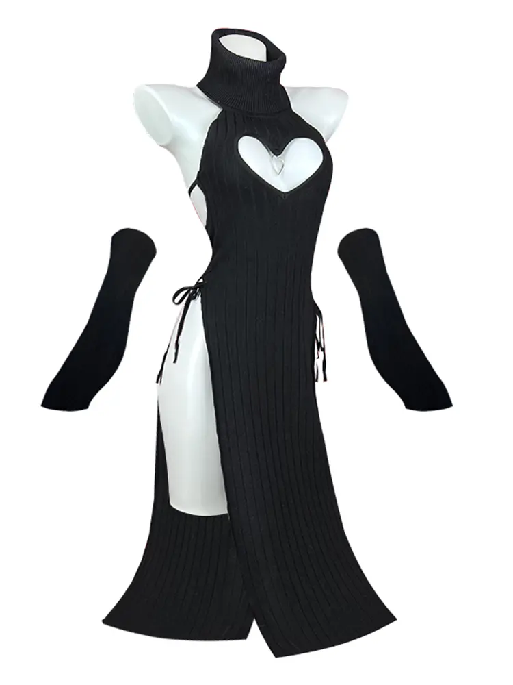 KORURACLUB Women Cute Dark Bunny Bodysuit Party Outfit