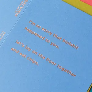 'Eat Chips' Greeting Card.