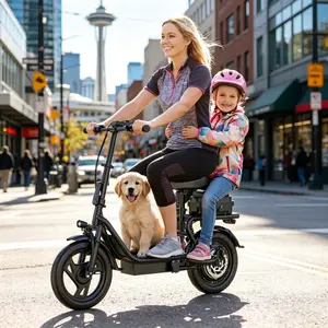 500W Electric Scooter with Seat & Storage – 22MPH, Foldable for Adults & Kids, Perfect for Family Rides ‍‍.SummerWins,Father's Day Gife