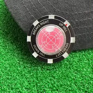 Putt Green Reader Poratble Golf Putting Tool For Golfer Golf Ball Marker High Precision Level Green Reading Aid Golf Accessories Golf Gift Golf Putter