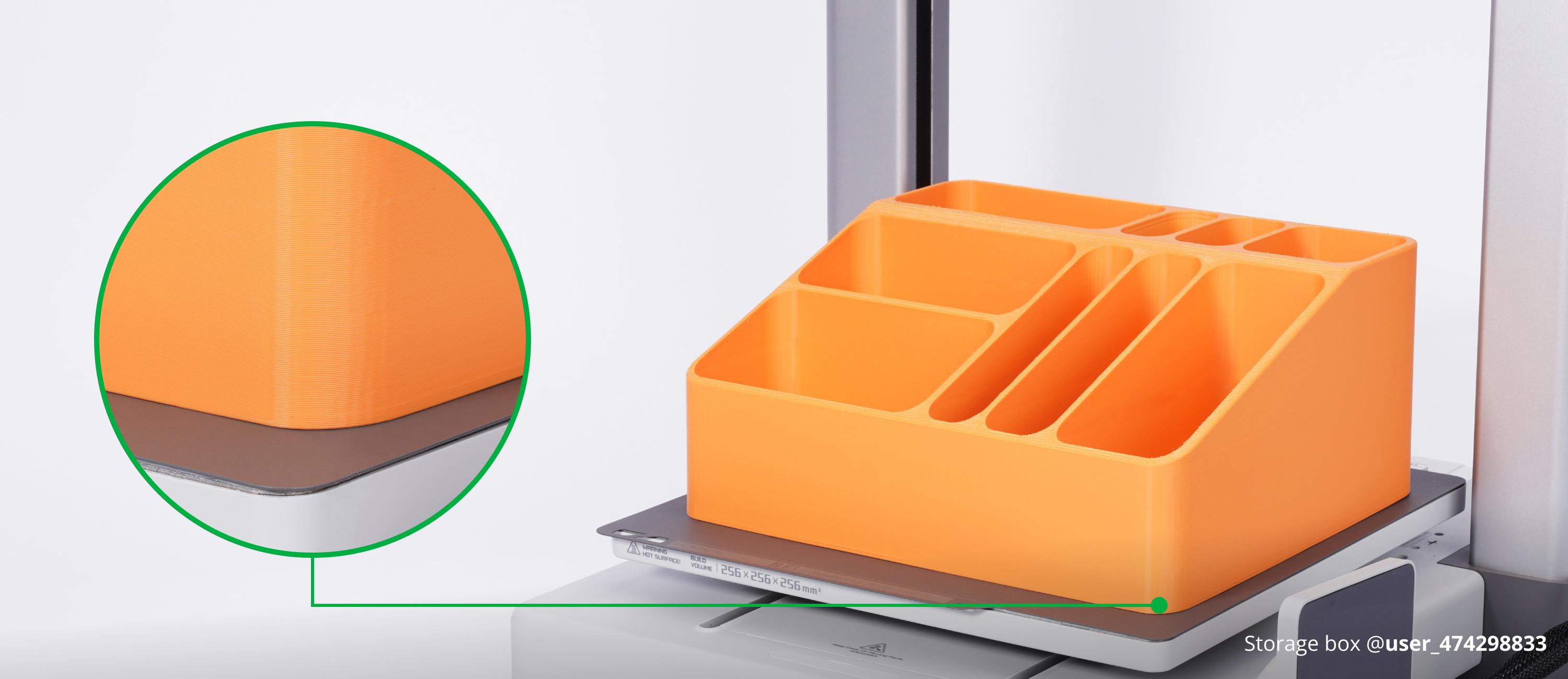 Bambu Cool Plate SuperTack, Build Plates for 3D Printing; Reliable surface adhesion; Durable coating for long-lasting performance; Natural texture seamlessly hides the bottom surface; Designed for PLA and PETG