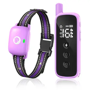 Dog Training Collar with Remote, 2500ft Range, 3 Modes: Buzz, Vibrate, Shock, Ip67 Waterproof, Rechargeable, Suitable for All Breeds