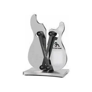 GLOBEHOME Professional Knife Sharpener for Kitchen, 3-Action Blade Sharpener with Tungsten Carbide, Auto Adjustable Brushed Stainless Steel Manual Sharpener for Serrated, Beveled, Standard Blades