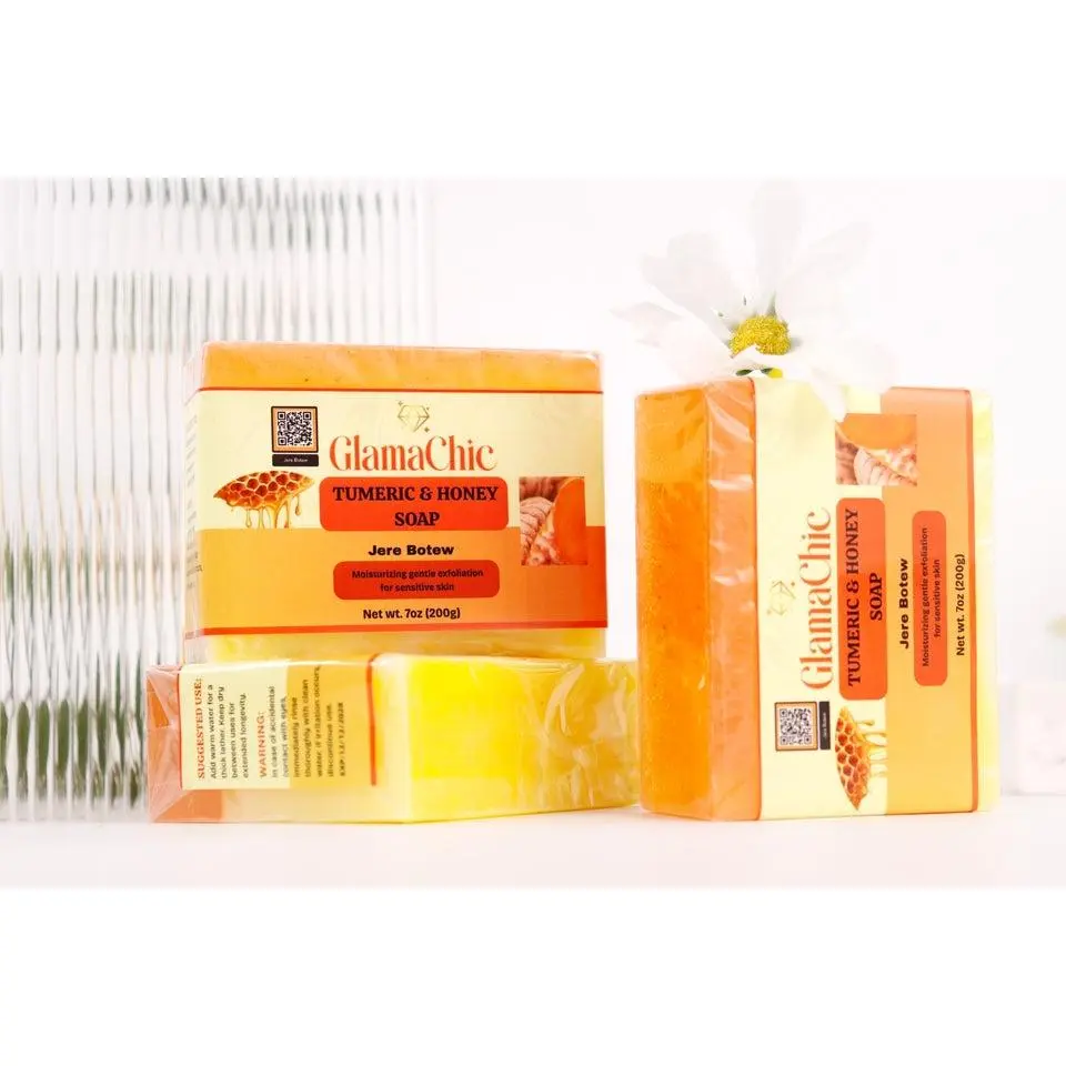 TURMERIC & HONEY SOAP (3 BARS)